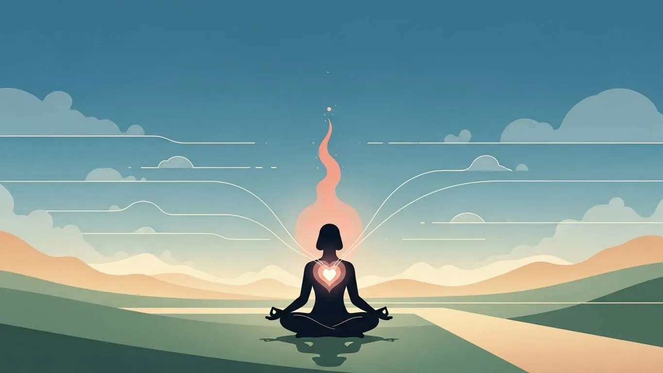 A stylized image showing the calm surface of the ocean meeting the night sky, with stars reflecting on the water, representing the connection between earth and the vastness of the universe.