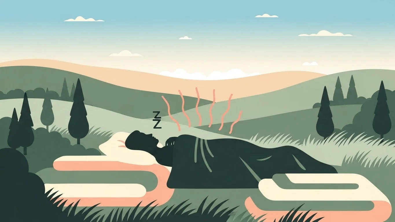 Peaceful bedroom setup for meditation practice