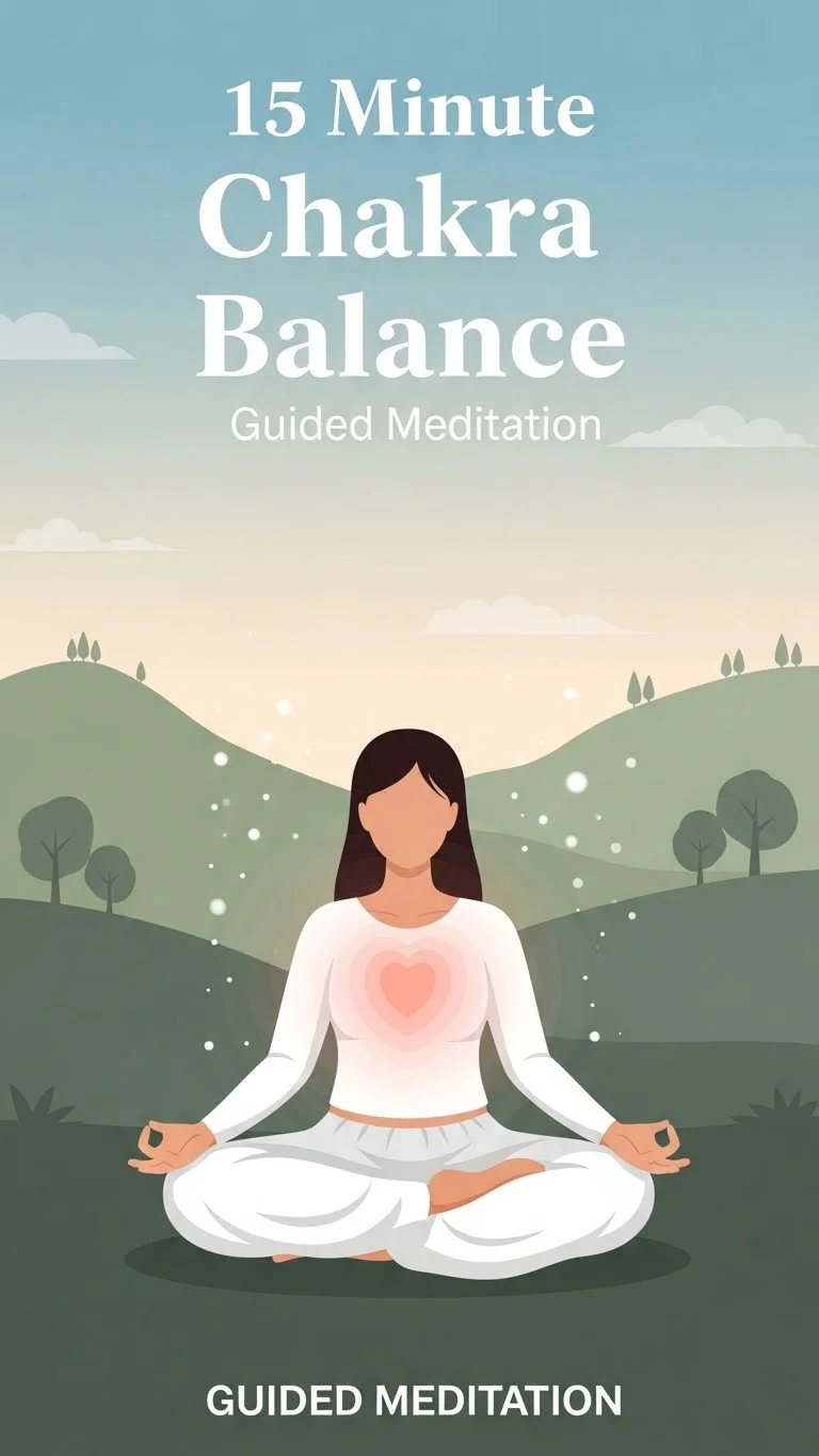 15 Min Chakra Balance Meditation [Guided Audio]