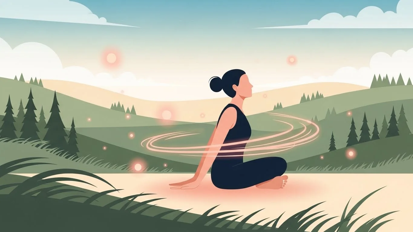 Chakra alignment visualization