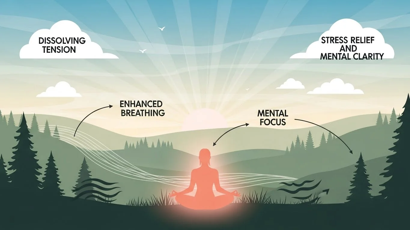 Peaceful meditation space setup with cushion and plants